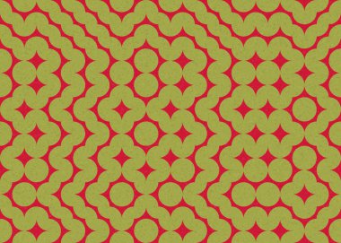 Soyut geometrik üretken hesaplama deseni, vektör illüstrasyonu