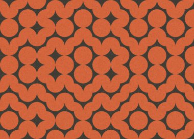 Soyut geometrik üretken hesaplama deseni, vektör illüstrasyonu 