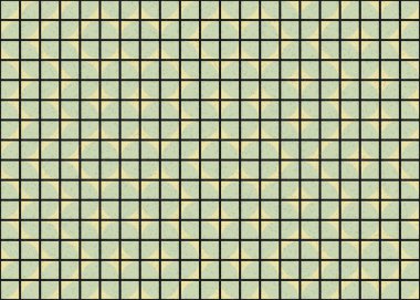 Soyut geometrik üretken hesaplama deseni, vektör illüstrasyonu 