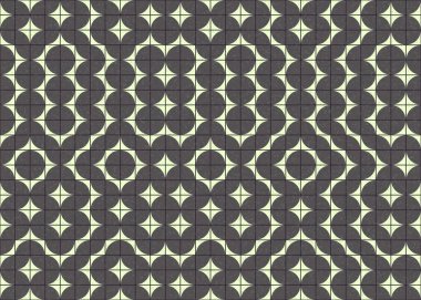 Soyut geometrik desen, hesaplama sanatı, vektör illüstrasyonu