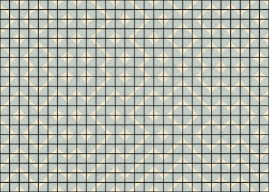 Soyut geometrik üretken hesaplama deseni, vektör illüstrasyonu 