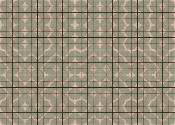 抽象幾何学的生成計算パターン ベクトル図 — ストックベクタ