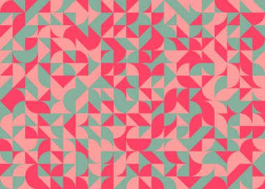 Soyut Geometrik Desen üretken hesaplama sanatı çizimi