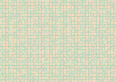 Soyut Geometrik Desen, üretken hesaplama sanatı, vektör illüstrasyonu 