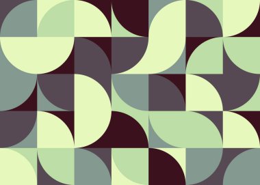 Soyut Geometrik Desen, üretken hesaplama sanatı, vektör illüstrasyonu 