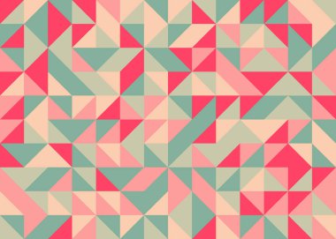 Soyut Geometrik Desen üretken hesaplama sanatı çizimi