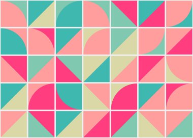 Soyut Geometrik Desen, hesaplama sanatı çizimi