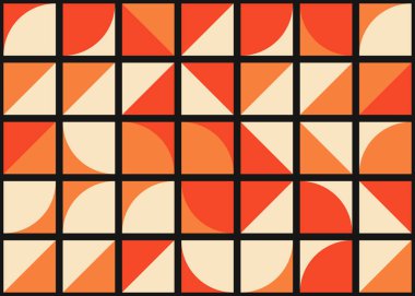 Soyut Geometrik Desen üretken hesaplama sanatı çizimi