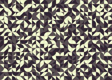 Kareli soyut geometrik desen