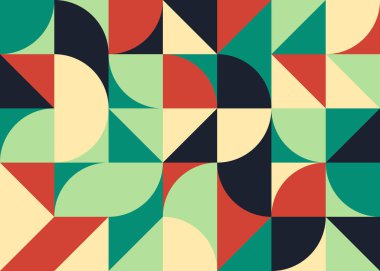 Soyut Geometrik Desen üretken hesaplama sanatı çizimi