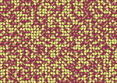 Soyut Geometrik Desen üretken hesaplama sanatı çizimi