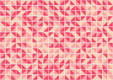 Soyut Geometrik Desen, üretken hesaplama sanatı, vektör illüstrasyonu 