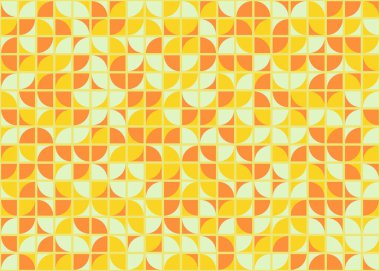 Soyut Geometrik Desen üretken hesaplama sanatı çizimi