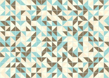 Soyut Geometrik Desen, üretken hesaplama sanatı, vektör illüstrasyonu 