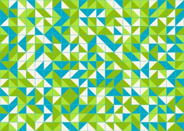 Soyut Geometrik Desen, üretken hesaplama sanatı, vektör illüstrasyonu 