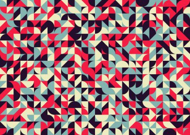 Soyut Geometrik Desen üretken hesaplama sanatı çizimi