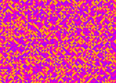 Soyut Geometrik Desen üretken hesaplama sanatı çizimi