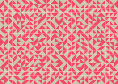 Soyut Geometrik Desen üretken hesaplama sanatı çizimi