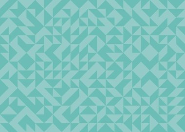 Soyut Geometrik Desen, üretken hesaplama sanatı, vektör illüstrasyonu 