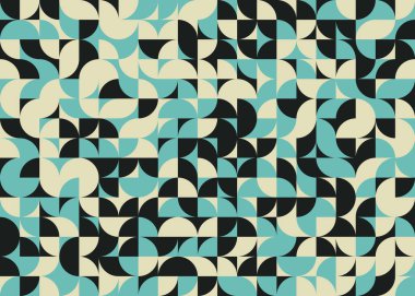 Soyut Geometrik Desen üretken hesaplama sanatı çizimi