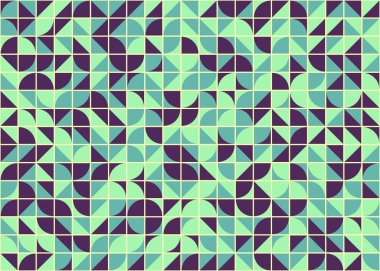 Soyut Geometrik Desen üretken hesaplama sanatı çizimi