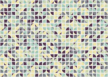 Soyut Geometrik Desen, hesaplama sanatı çizimi