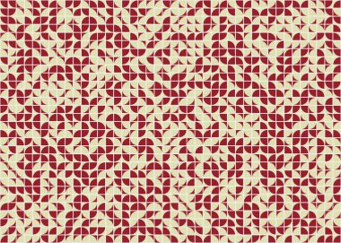 Soyut Geometrik Desen, hesaplama sanatı çizimi