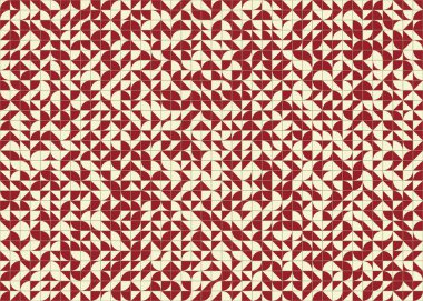 Kareli soyut geometrik desen