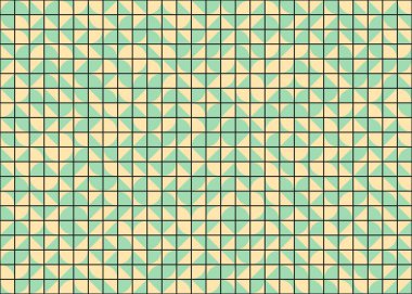 Soyut Geometrik Desen üretken hesaplama sanatı çizimi