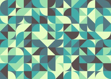 Soyut Geometrik Desen üretken hesaplama sanatı çizimi