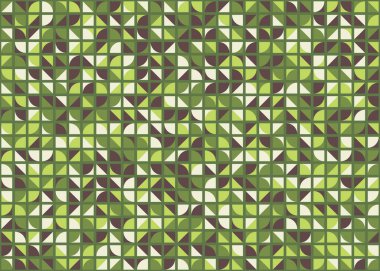 Soyut geometrik desen, hesaplama sanatı