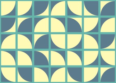 Kareli soyut geometrik desen