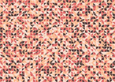 Soyut Geometrik Desen üretken hesaplama sanatı çizimi