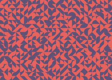 Kareli soyut geometrik desen