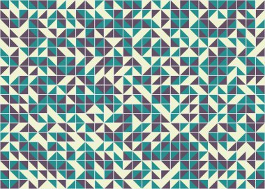 Soyut Geometrik Desen üretken hesaplama sanatı çizimi