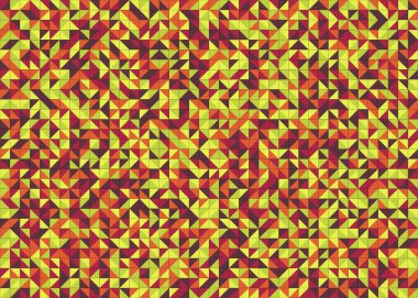 Soyut geometrik desen, hesaplama sanatı