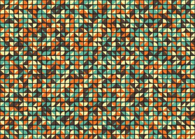 Kareli soyut geometrik desen