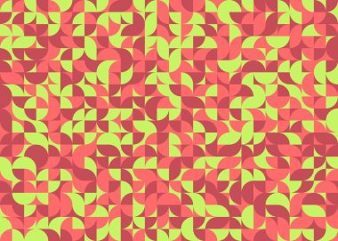 Soyut Geometrik Desen üretken hesaplama sanatı çizimi