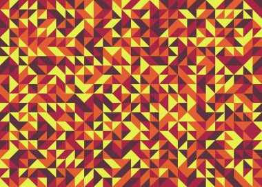 Soyut Geometrik Desen üretken hesaplama sanatı çizimi