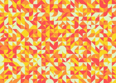 Soyut Geometrik Desen üretken hesaplama sanatı çizimi