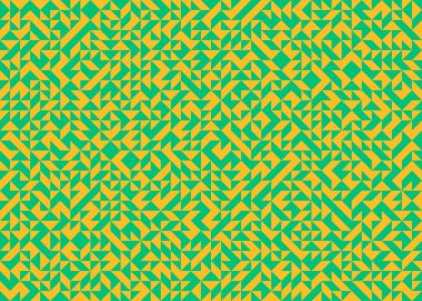 Soyut Geometrik Desen, üretken hesaplama sanatı, vektör illüstrasyonu 