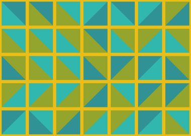 Soyut Geometrik Desen, üretken hesaplama sanatı, vektör illüstrasyonu 