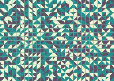 Soyut Geometrik Desen üretken hesaplama sanatı çizimi