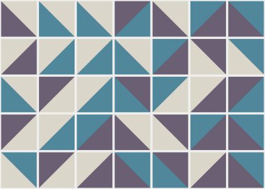 Soyut Geometrik Desen, üretken hesaplama sanatı, vektör illüstrasyonu 