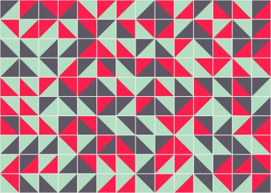 Soyut Geometrik Desen üretken hesaplama sanatı çizimi