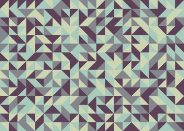 Soyut Geometrik Desen, üretken hesaplama sanatı, vektör illüstrasyonu 