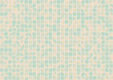 Soyut Geometrik Desen, üretken hesaplama sanatı, vektör illüstrasyonu 