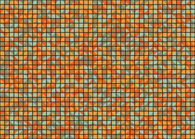 Kareli soyut geometrik desen