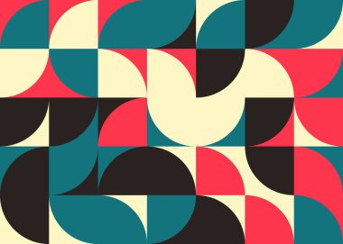 Soyut Geometrik Desen üretken hesaplama sanatı çizimi