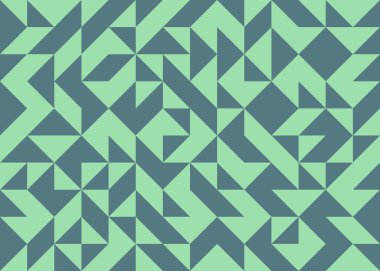 Soyut Geometrik Desen, hesaplama sanatı çizimi